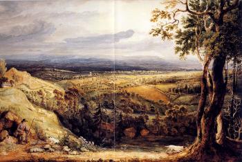 James Ward : View In Somersetshire From Fitzhead The Seat Of Lord Somerville